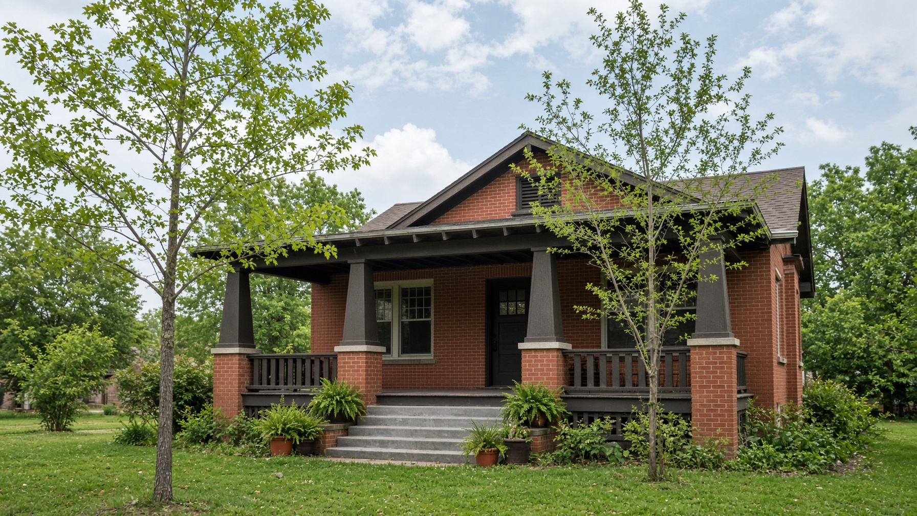 A brick Oklahoma bungalow ready for a new resident